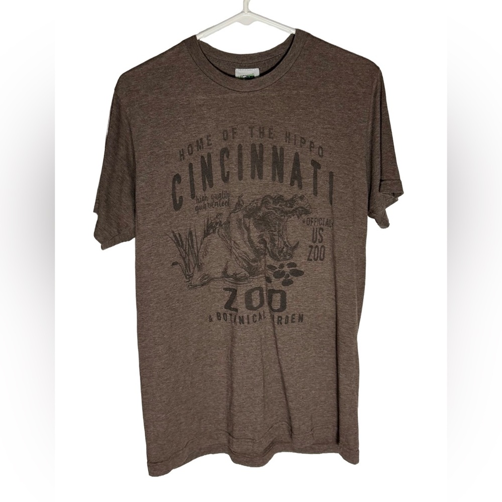Brown Cincinnati Zoo Hippo‎ T-Shirt